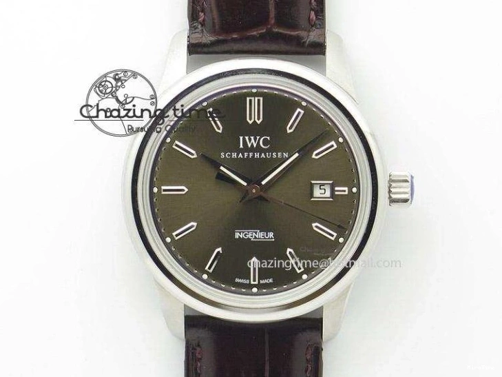 MIROTIME 1224 Portofino 37mm SS V7F 1:1 Best Edition Blue Dial Diamonds Bezel on Blue Leather Strap A Chic 7093